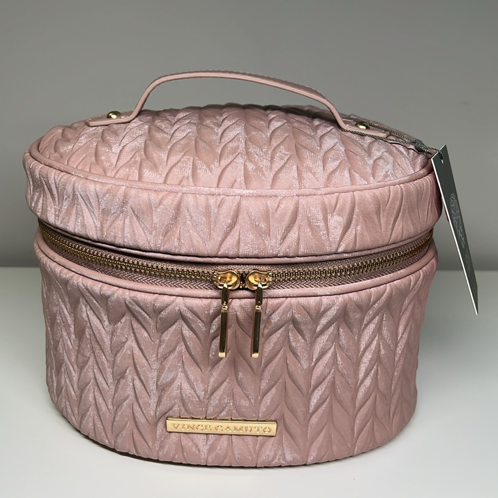 🎀 Pink vanity bag train case - Picture 2 of 9